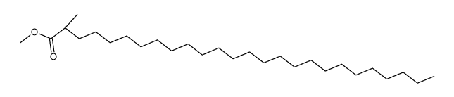 2-Methylhexacosanoic acid methyl ester结构式