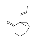 1-(1-Propenyl)bicyclo[3.2.1]octan-2-one structure