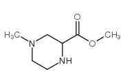 4-Methyl-2-piperazinecarboxylic acid methyl ester structure