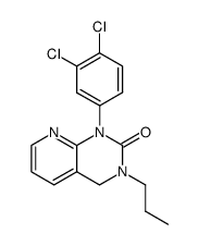 1-(3,4-dichloro-phenyl)-3-propyl-3,4-dihydro-1H-pyrido[2,3-d]pyrimidin-2-one Structure