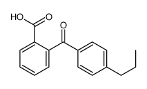 2-(4-propylbenzoyl)benzoic acid structure