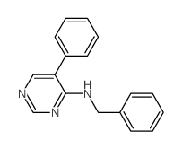 N-benzyl-5-phenyl-pyrimidin-4-amine structure