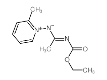 ethyl (NZ)-N-[1-[(2-methyl-2H-pyridin-1-yl)amino]ethylidene]carbamate结构式