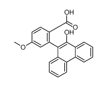 2-(10-hydroxyphenanthren-9-yl)-4-methoxybenzoic acid Structure