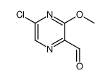 5-chloro-3-methoxypyrazine-2-carbaldehyde structure