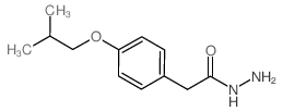 2-[4-(2-Methylpropoxy)phenyl]acetohydrazide结构式