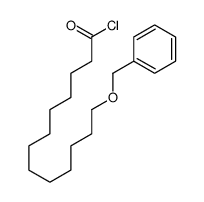 13-phenylmethoxytridecanoyl chloride结构式