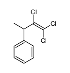 3,4,4-trichlorobut-3-en-2-ylbenzene Structure