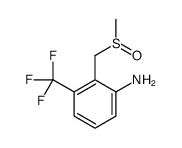 2-(methylsulfinylmethyl)-3-(trifluoromethyl)aniline Structure