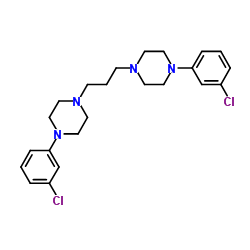 1,1'-TriMethylenebis[4-(M-chlorophenyl)piperazine Structure