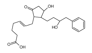 13,14-dihydro-16-phenyl-omega-tetranorprostaglandin E2 Structure