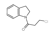 3-CHLORO-1-(2,3-DIHYDRO-1H-INDOL-1-YL)PROPAN-1-ONE Structure