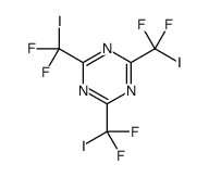 2,4,6-tris[difluoro(iodo)methyl]-1,3,5-triazine Structure