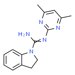 N-(4,6-Dimethylpyrimidin-2-yl)indoline-1-carboximidamide Structure