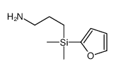 3-[furan-2-yl(dimethyl)silyl]propan-1-amine Structure