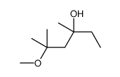 5-methoxy-3,5-dimethylhexan-3-ol Structure