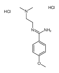 2-[amino-(4-methoxyphenyl)methylidene]azaniumylethyl-dimethylazanium,dichloride结构式