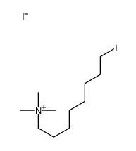 8-iodooctyl(trimethyl)azanium,iodide Structure