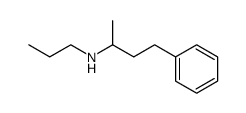 N-propyl-4-phenyl-2-butylamine结构式