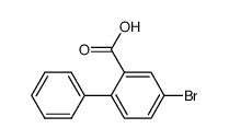 4-bromo-[1,1'-biphenyl]-2-carboxylic acid结构式