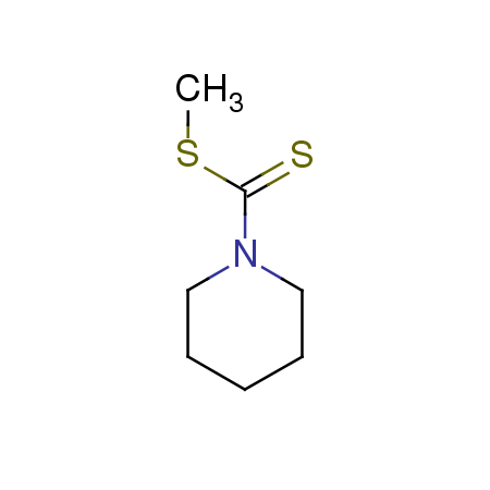 Methyl piperidine-1-carbodithioate Structure