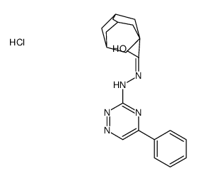 N'-(5-phenyl-1,2,4-triazin-3-yl)adamantane-1-carbohydrazide,hydrochloride Structure