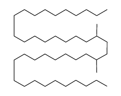 19,22-Dimethyltetracontan Structure