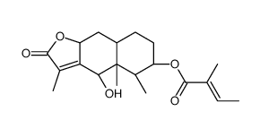 [(4S,4aS,5R,6R,8aR,9aR)-4-hydroxy-3,4a,5-trimethyl-2-oxo-4,5,6,7,8,8a,9,9a-octahydrobenzo[f][1]benzofuran-6-yl] (Z)-2-methylbut-2-enoate Structure