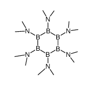 hexakis(dimethylamino)cyclohexaborane Structure