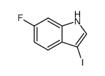 6-fluoro-3-iodoindole结构式