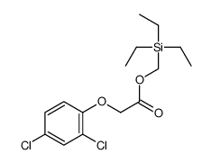 triethylsilylmethyl 2-(2,4-dichlorophenoxy)acetate Structure