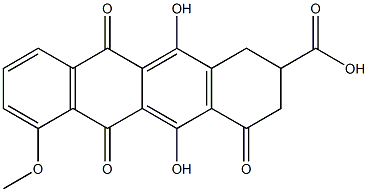 1,2,3,4,6,11-Hexahydro-5,12-dihydroxy-7-Methoxy-4,6,11-trioxo-2-naphthacenecarboxylic Acid picture