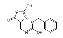 benzyl N-[(2,5-dioxo-1,3-oxazolidin-4-yl)methyl]carbamate结构式