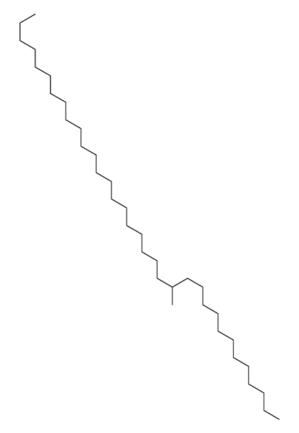 13-methyltetratriacontane Structure