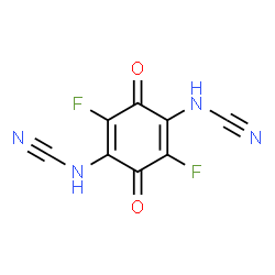 Cyanamide, (2,5-difluoro-3,6-dioxo-1,4-cyclohexadiene-1,4-diyl)bis- (9CI)结构式