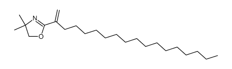 4,4-dimethyl-2-(octadec-1-en-2-yl)-4,5-dihydrooxazole结构式