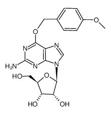 O6-(p-methoxybenzyl)guanosine结构式