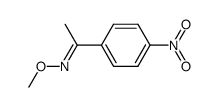 1-(4-nitrophenyl)ethanone O-methyloxime结构式