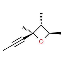 Oxetane, 2,3,4-trimethyl-2-(1-propynyl)-, (2alpha,3beta,4alpha)- (9CI) structure