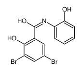 3,5-dibromo-2-hydroxy-N-(2-hydroxyphenyl)benzamide结构式