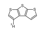 dithieno[2,3-b:3',2'-d]thiophene-3-t结构式