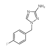 1-(4-FLUOROBENZYL)-1H-1,2,4-TRIAZOL-3-AMINE Structure