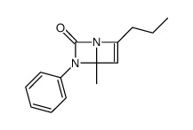 4-methyl-3-phenyl-6-propyl-1,3-diazabicyclo[2.2.0]hex-5-en-2-one结构式