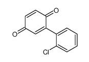 2-(2-chlorophenyl)cyclohexa-2,5-diene-1,4-dione Structure