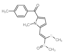 [1-methyl-5-(2-methylsulfanyl-2-methylsulfinyl-ethenyl)pyrrol-2-yl]-(4-methylphenyl)methanone picture