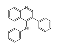 phenyl-(3-phenyl-[4]quinolyl)-amine结构式