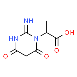 1(2H)-Pyrimidineacetic acid,tetrahydro-2-imino--alpha--methyl-4,6-dioxo- (5CI) structure