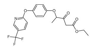 ethyl 4-[4-(5-trifluoromethyl-pyridin-2-yloxy)phenoxy]-3-oxo-pentanoate结构式