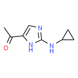 Ethanone, 1-[2-(cyclopropylamino)-1H-imidazol-4-yl]- (9CI)结构式