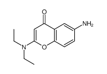 6-amino-2-(diethylamino)chromen-4-one Structure